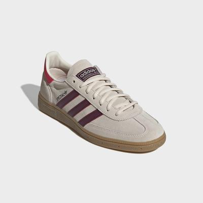 Sneaker ADIDAS PERFORMANCE "HANDBALL SPEZIAL", Herren, Gr. 37, beige (wonwhi, actpn, olympique lyon), Leder, Schuhe Sneaker, AS Roma