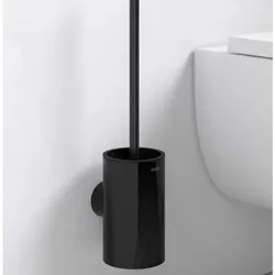 Keuco Reva Toilettenbürstengarnitur 12864379000 schwarz matt, Wandmodell