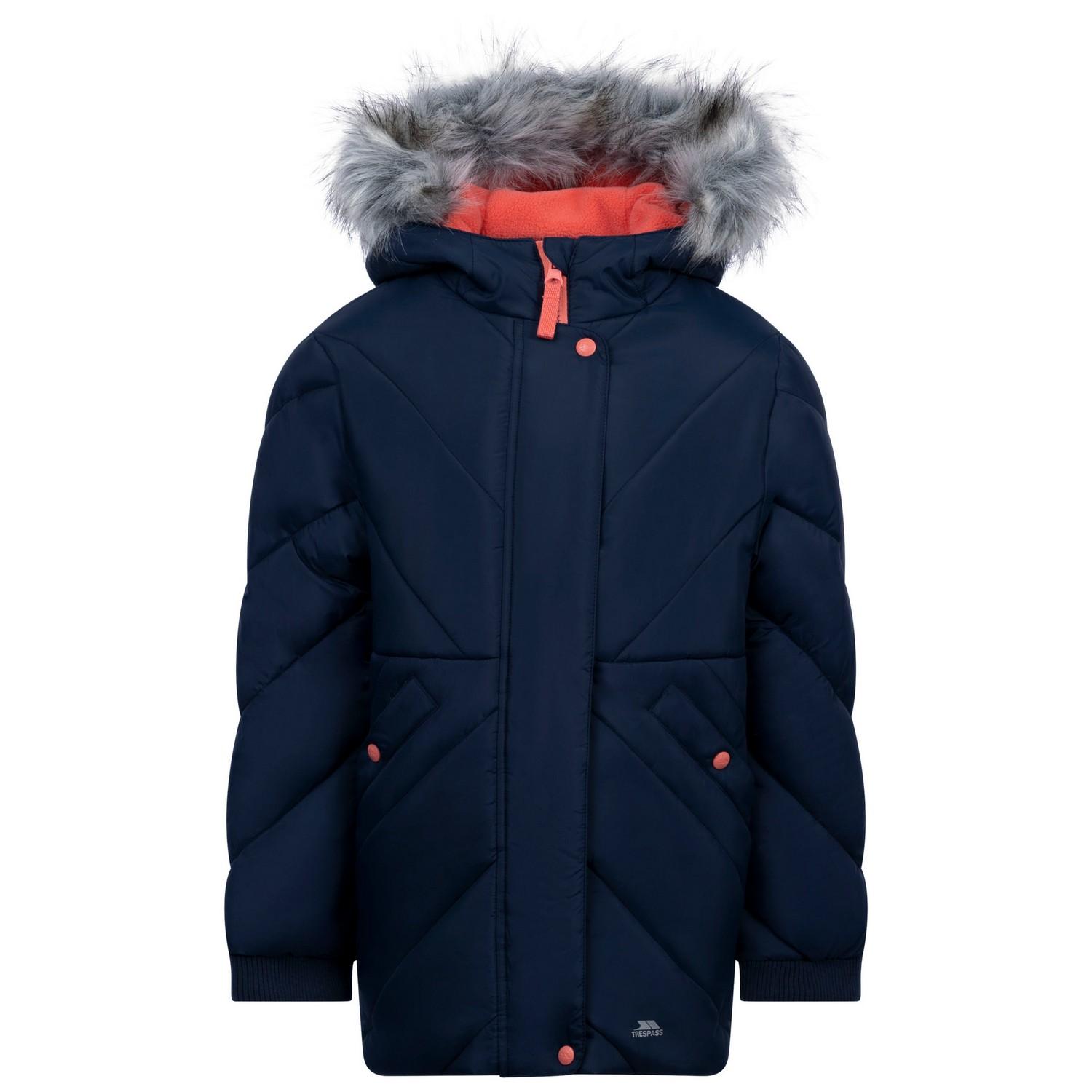 Trespass Meisjes Buntee Jas (Marine)
