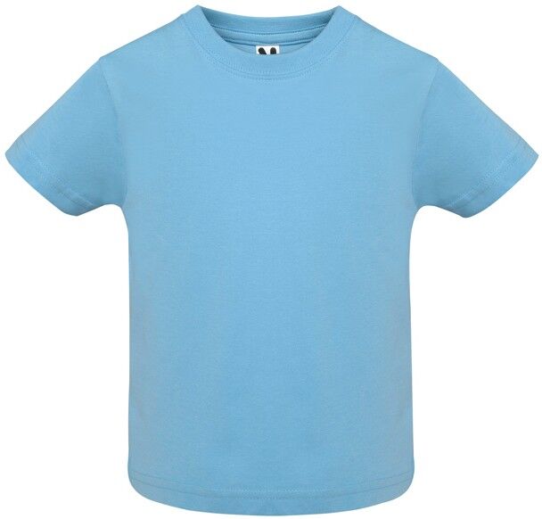 T-shirt bébé personnalisable en coton peigné Baby Bleu ciel 2 ANS