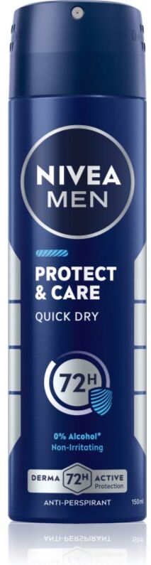 Nivea Men Protect & Care spray anti-transpirant pour homme 150 ml