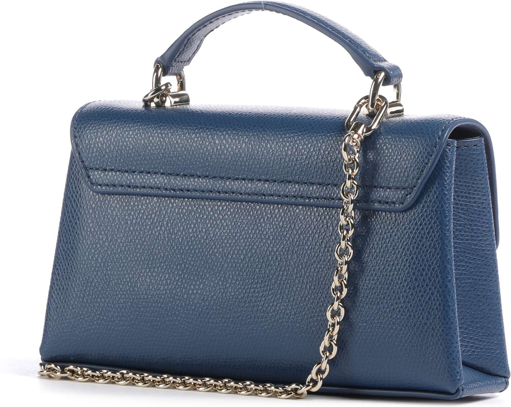 Furla 1927 Mini Umhängetasche aus Leder, blau