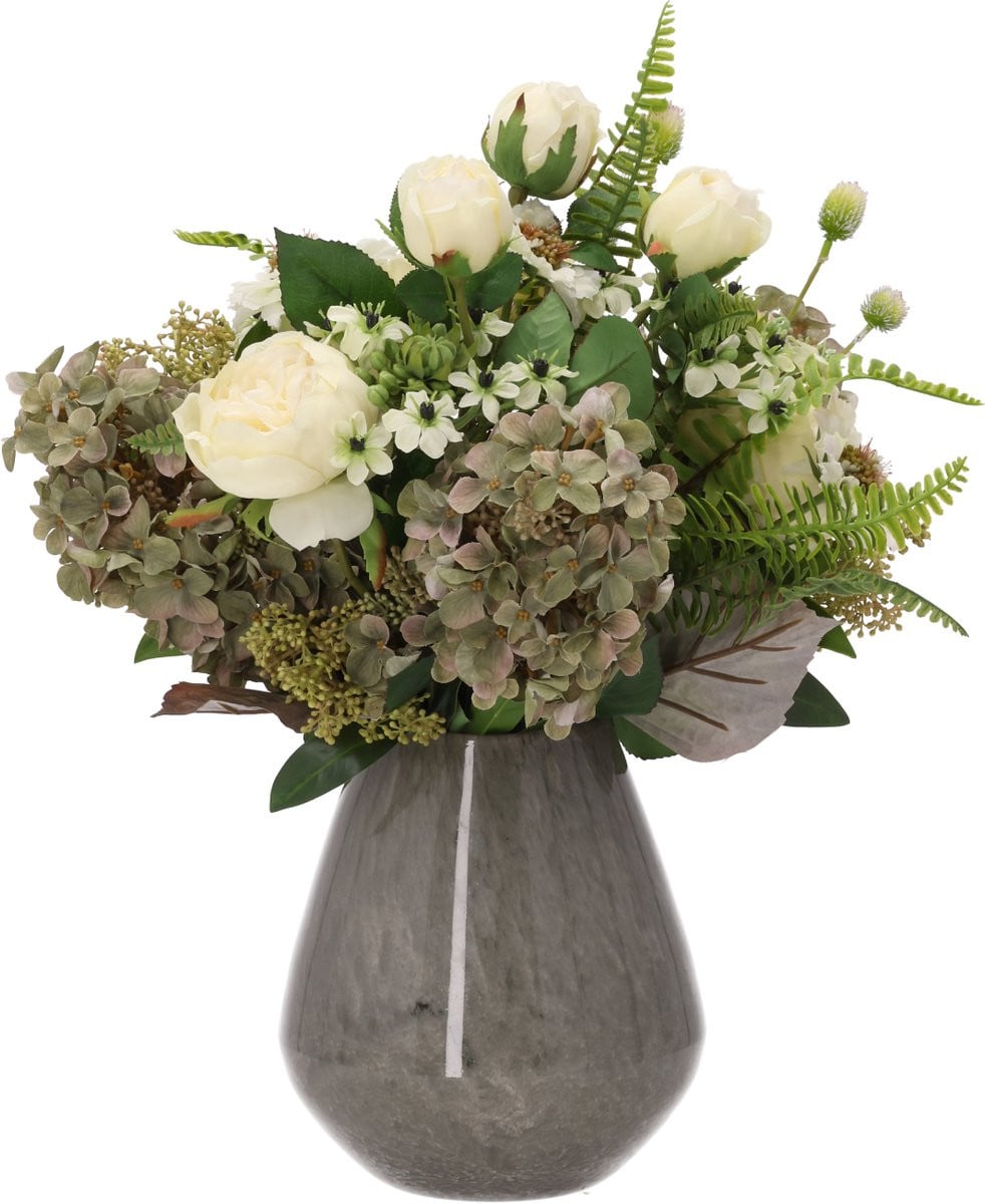 Kunst tafelboeket Doutzen Newcastle 45 cm