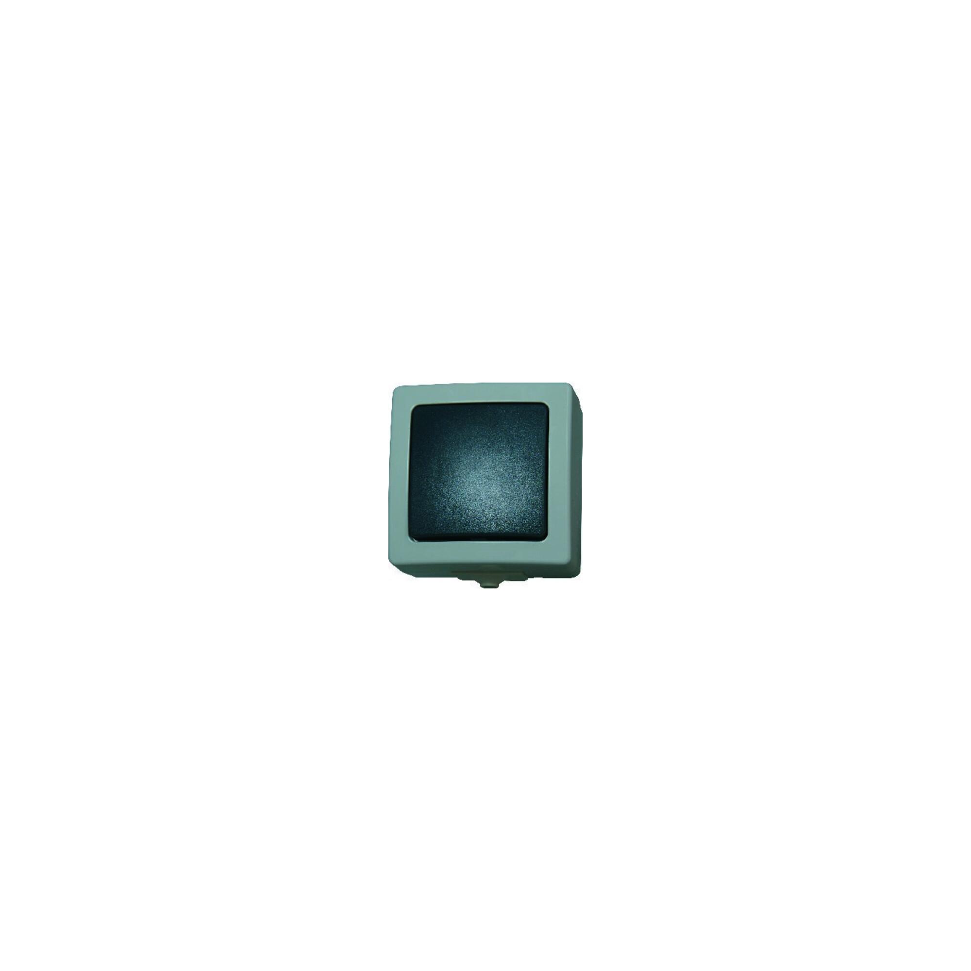 Kopp Kreuzschalter AP/FR Nautic grau (565756004)