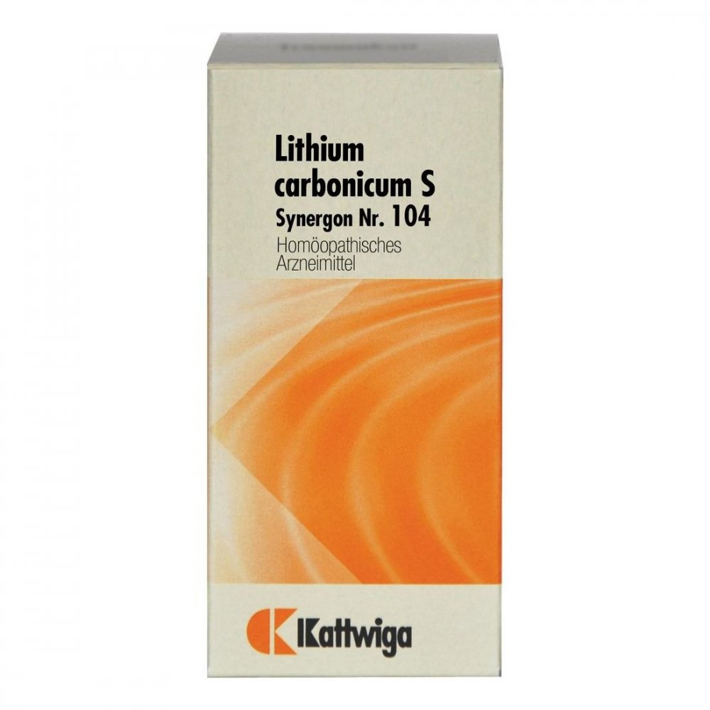 Kattwiga Arzneimittel GmbH Synergon 104 Lithium carb. S Tabletten 03634159