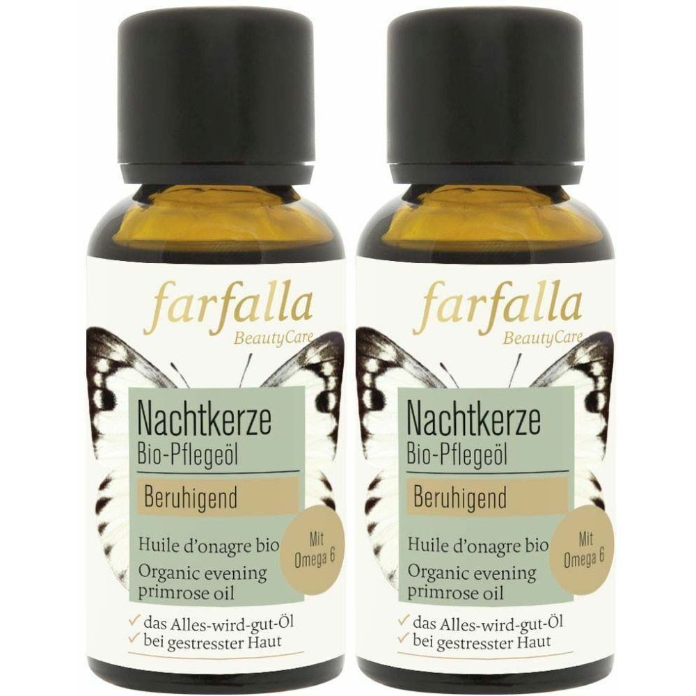 Farfalla Bio-Pflegeöl Nachtkerze 30 ml x2 2x30 Hautöl