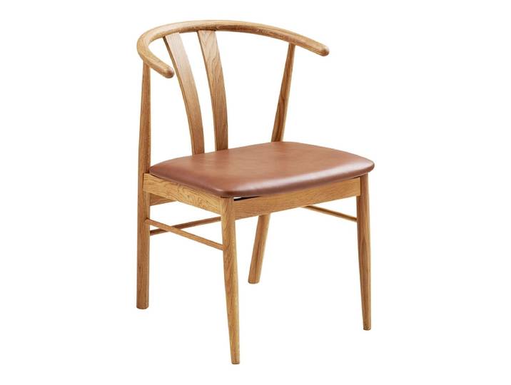 HOUSE NORDIC Stuhl ARTENARA Schaum natürliches holz
