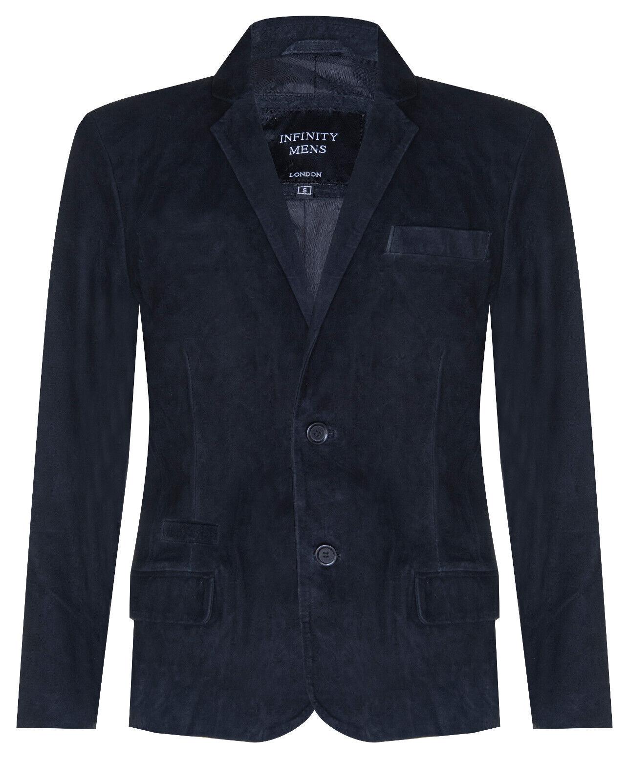 Blazer, Wildlederjacke, weicher italienischer Ledermantel