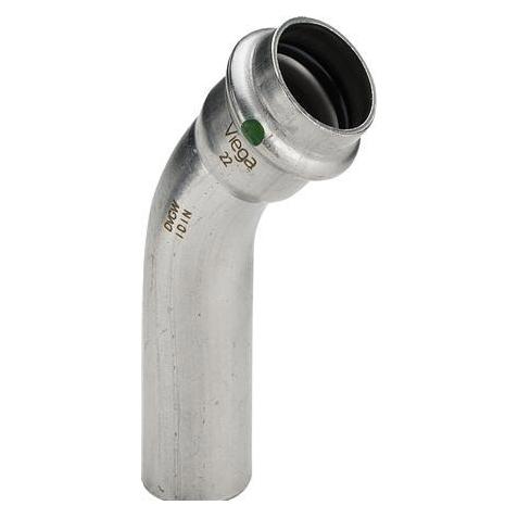 Viega Sanpress Inox Biegung 45° 54 Edelstahl/glänzend, 435448 (435448)