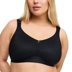 Swegmark BH Classy Celine Minimizer Soft Bra Schwarz Polyamid D 80 Damen