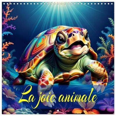 La joie animale (Calendrier mural carré 2027 30x30 cm) Calendrier double avec une page pour vos prises de notes