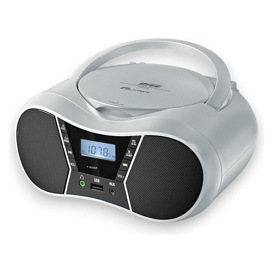 Elta Radio-Player CD LILA2 USB/BT Silber (FM, Bluetooth) (5907727028544)
