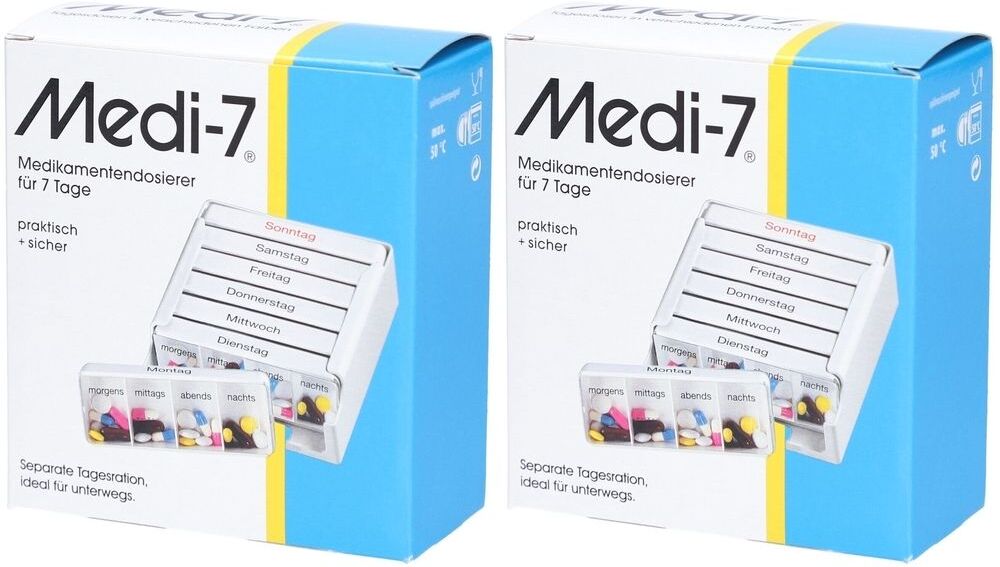 Medi-7 Medi 7 Medikamentendos.f.7 Tage weiß 3x 3x1 St