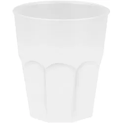 MONOUSO - Wiederverwendbarer Unzerbrechlicher Becher PP Weiß 350ml (420 Stück)