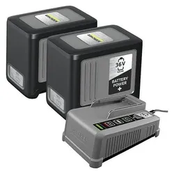 Kärcher Professional, Werkzeugakku + Ladegerät, Lithium-Ionen-Akku-Starter-Set (36 V)