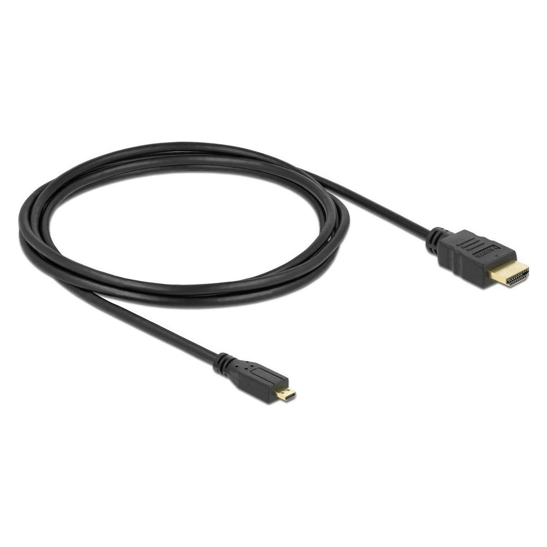 Delock HDMI (Typ A) - micro HDMI (Typ D) (2 m) (82664)