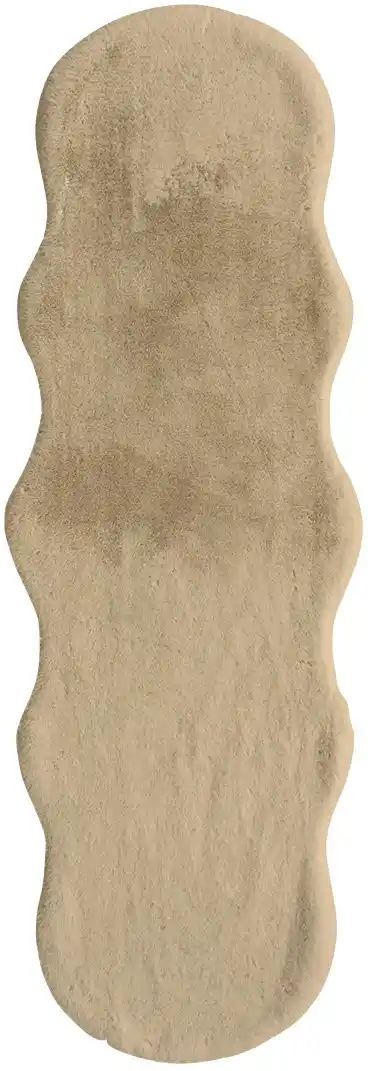 como Kunstfell mit weichem Rücken Doppelfell Bunny-Soft ¦ beige ¦ Synthetische