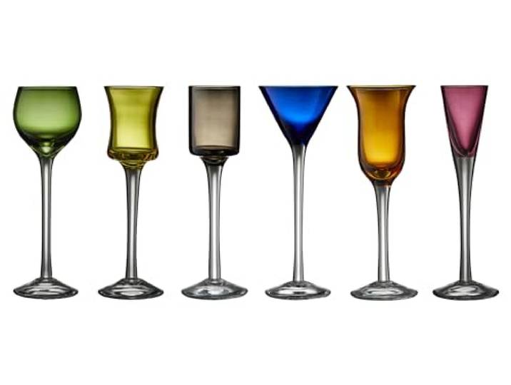 Lyngby Glas Schnapps glass 6 pcs ass.