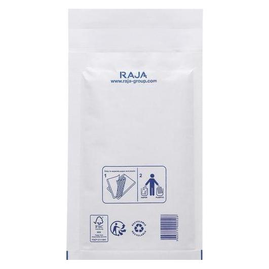 Raja Luftpolster-Versandtaschen PMBL00C Papier Weiss (200 Stk.) (PMBL00C)