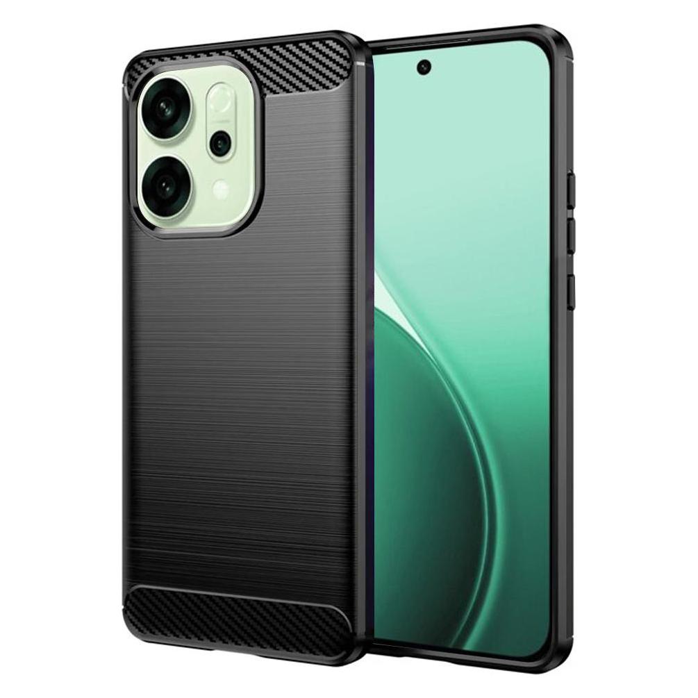 Techsuit - Carbon Silicone - Oppo Reno14 - Black (Oppo Reno14) (59005131)