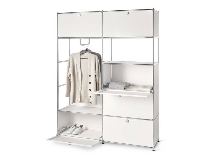 Tchibo - Systemschrank Metall »Cn3« - 152x40x1945cm - chrom -