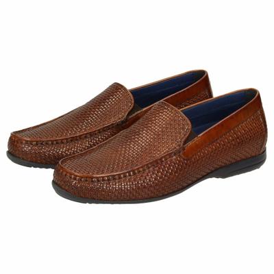 Slipper SIOUX "Giumelo-705-XL", Herren, Gr. 41 (UK 7), braun, Obermaterial: 100% Kalbsleder CAL. 100% Gummi rubber., Schuhe Slipper