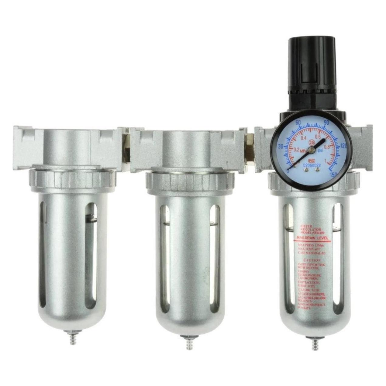 GEKO Druckregler mit Filter und Manometer, max. Betriebsdruck 1,0 MPa (G03160)