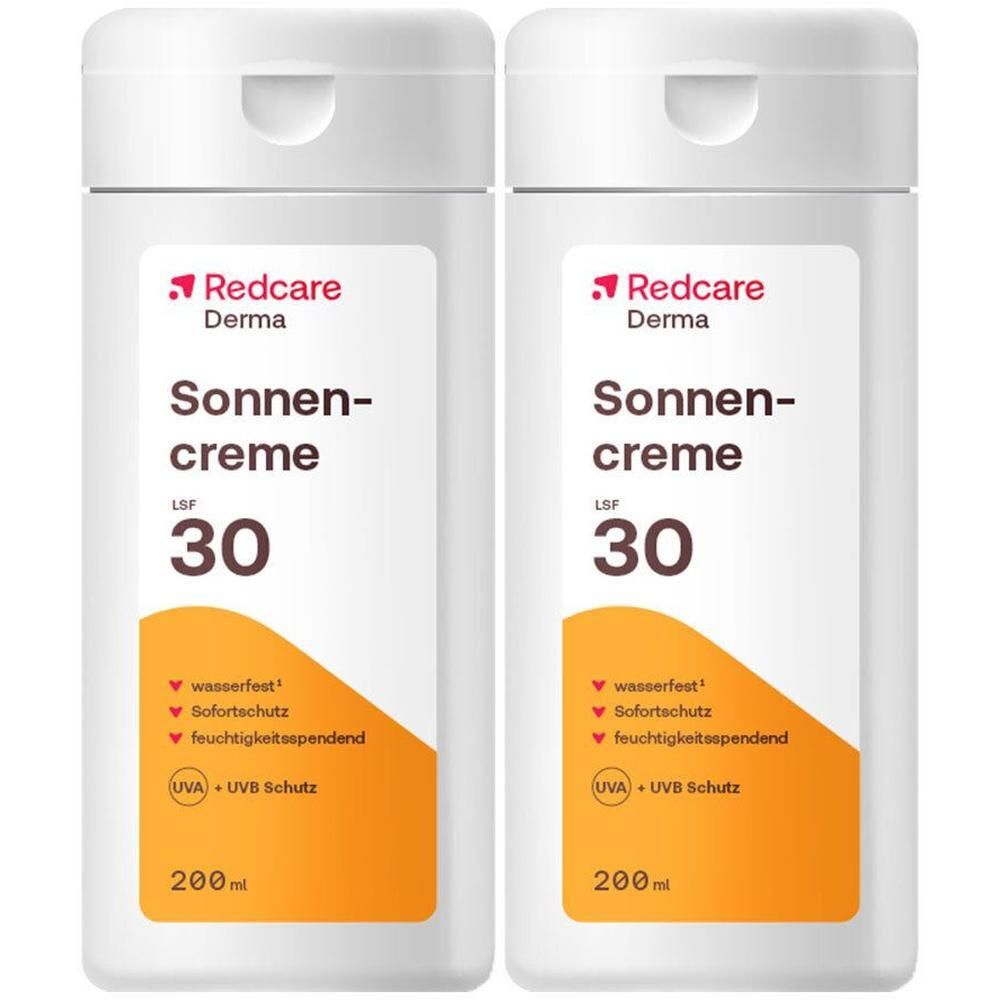 Redcare Sun Sonnencreme LSF 30 Doppelpack 2x200 ml Creme