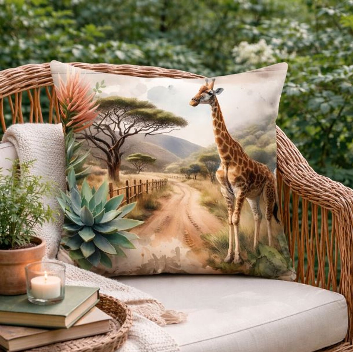Safari Harmony Collection Kussenhoes 45 x 45 cm