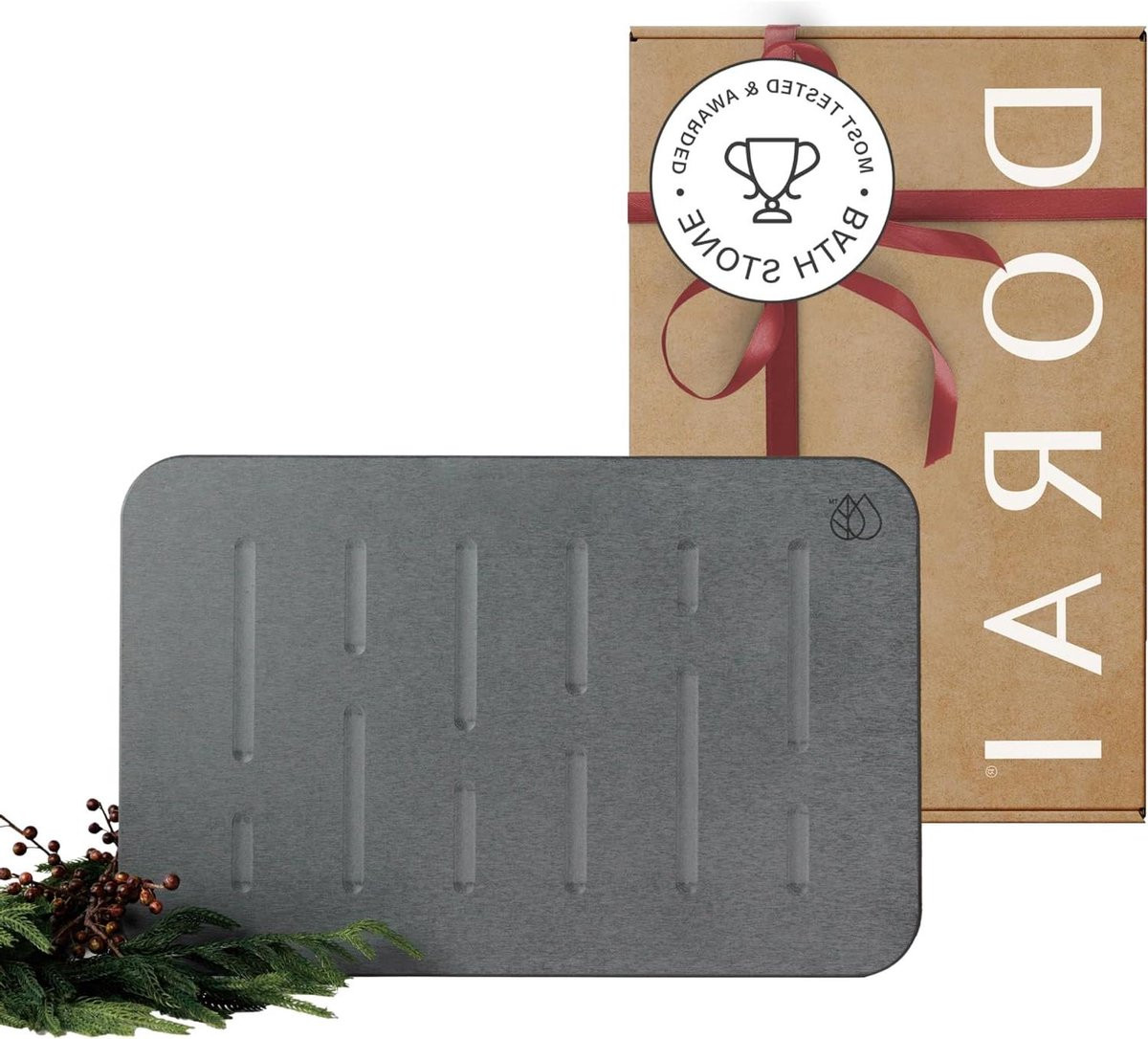 Bad Steen Rain Slate Leisteen Mat voor de badkamer - 68.58 x 44.45 cm