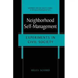 Neighborhood Self-Management, Fachbücher von Hillel Schmid