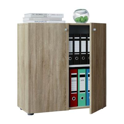 Büroschrank Bücher Ordner Aktenschrank Lona 2fach