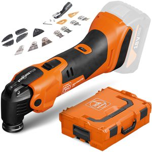 Fein Multifunktionswerkzeug MultiMaster AMM 500 PLUS TOP AS, Akku, 18 V, mit 31-teiligem Zubehör-Set und Koffer
