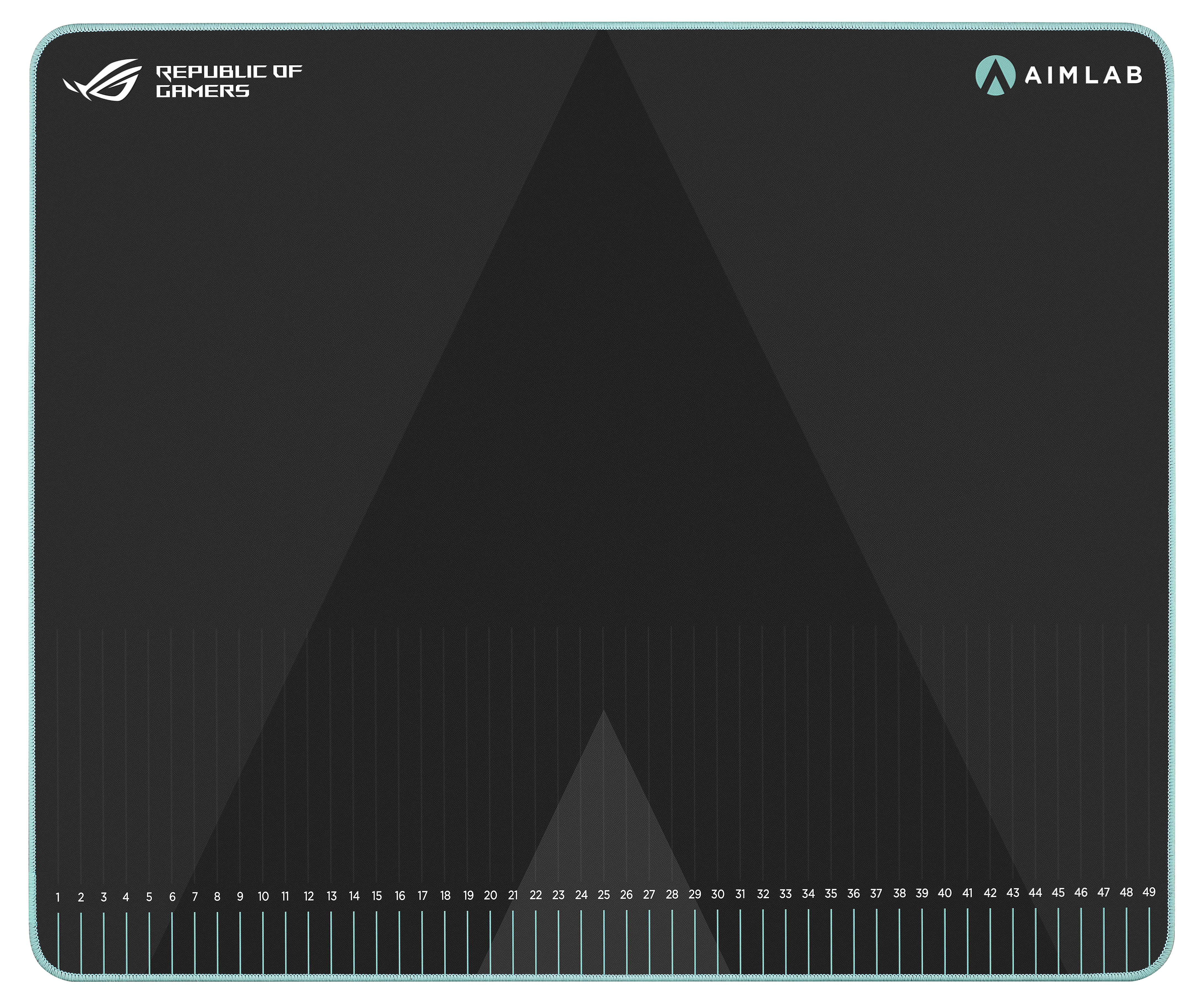 ASUS ROG Hone Ace Aim Lab Edition Gaming-Mauspad schwarz/grau