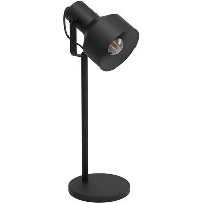 EGLO Tischleuchte "CASIBARE", schwarz, H: 49cm, 1 Stk., Leuchten, Tischleuchte industrial, Nachttischlampe, Wohnzimmerlampe, E27 Fassung, Tischleuchte