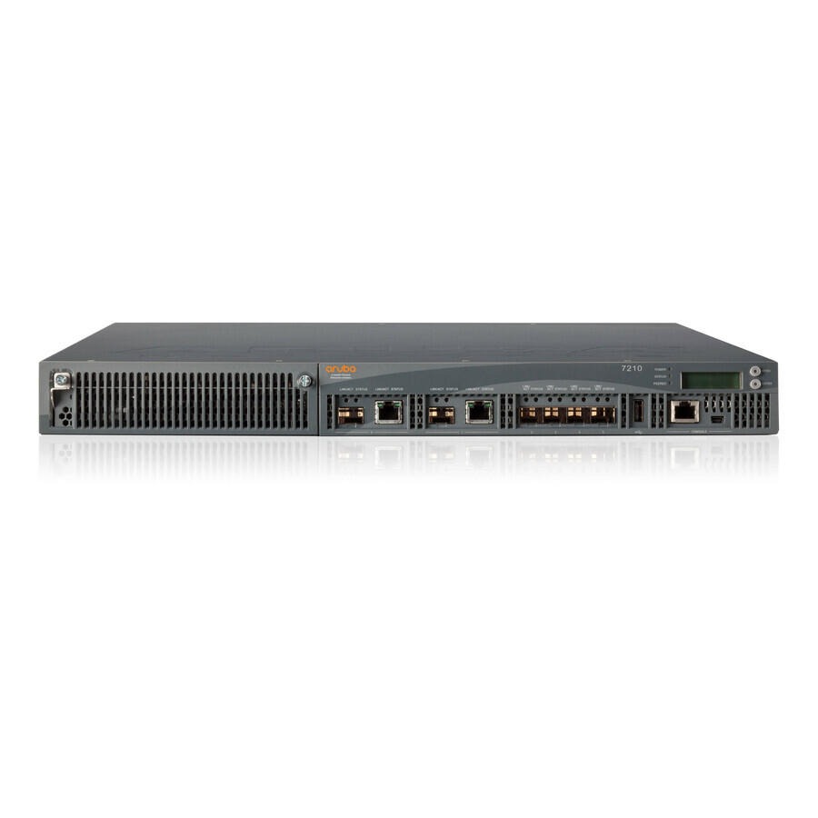 HPE Aruba Networking 7210 (RW), Schwarz, 10,100,1000,10000,100000 Mbit/s, IEEE 802.11ax, 5 - 2.5 A, 12 V, 29,16 A