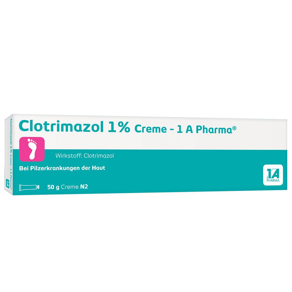 Clotrimazol 1% Creme-1A Pharma 50 g Creme