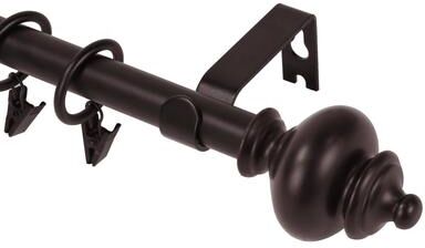 Urbanest Modern Window Drapery Curtain Rod Set with 8 to 24 Rings