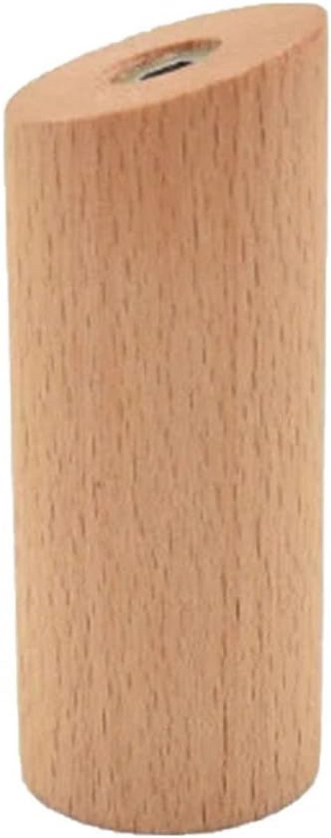 Set van 4 Cilindrische Houten Muurhaken voor Opslag en Decoratie