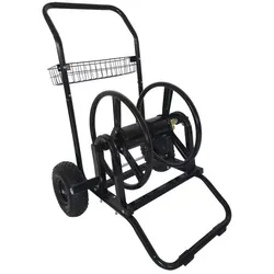 Relaxdays Schlauchwagen für 60 m Schwarz