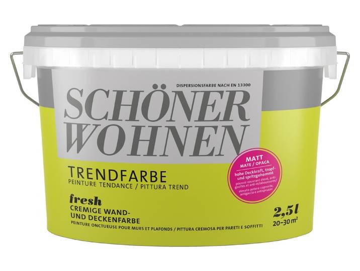 Schöner Wohnen Farbige Dispersion Trendfarbe 2.5 l