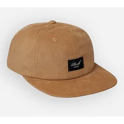 REELL Flat 6-Panel Cap bronze mist cord Gr. Uni