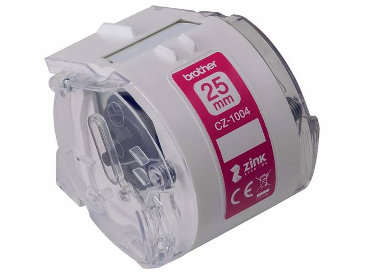 Brother Etikettenrolle CZ-1004 ZINK 25mm/5m Etikettenrollen – Etiketten/Papier