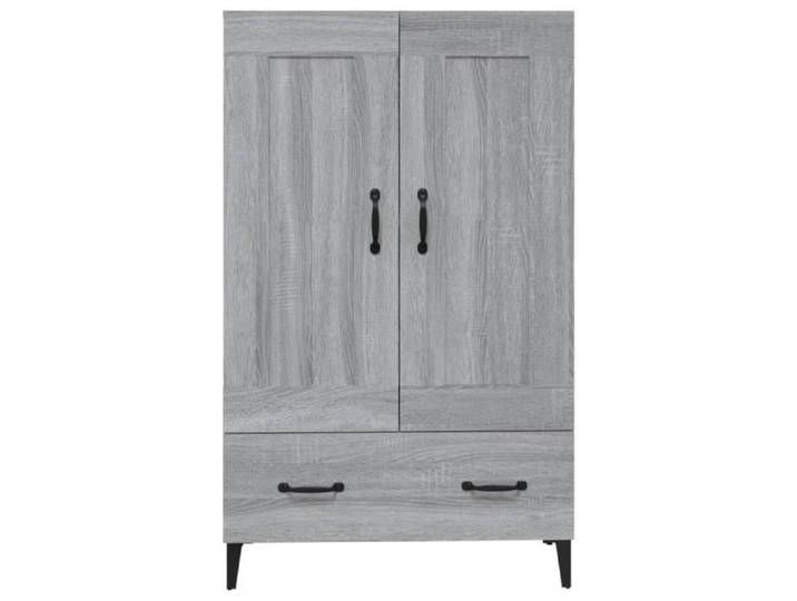 Buffet haut - FYDUN - Sonoma gris - 70x31x115 cm - Bois d'ingénierie - Salle à manger