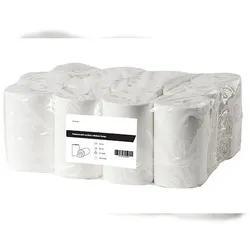 All Care Putzrolle mini | kernlos | Zellstoff | 2-lagig | 12 Putztuchrollen | weiß