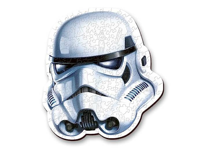 Trefl – Houten contourpuzzels: Star Wars, Stormtrooper Helm – 160 stukjes