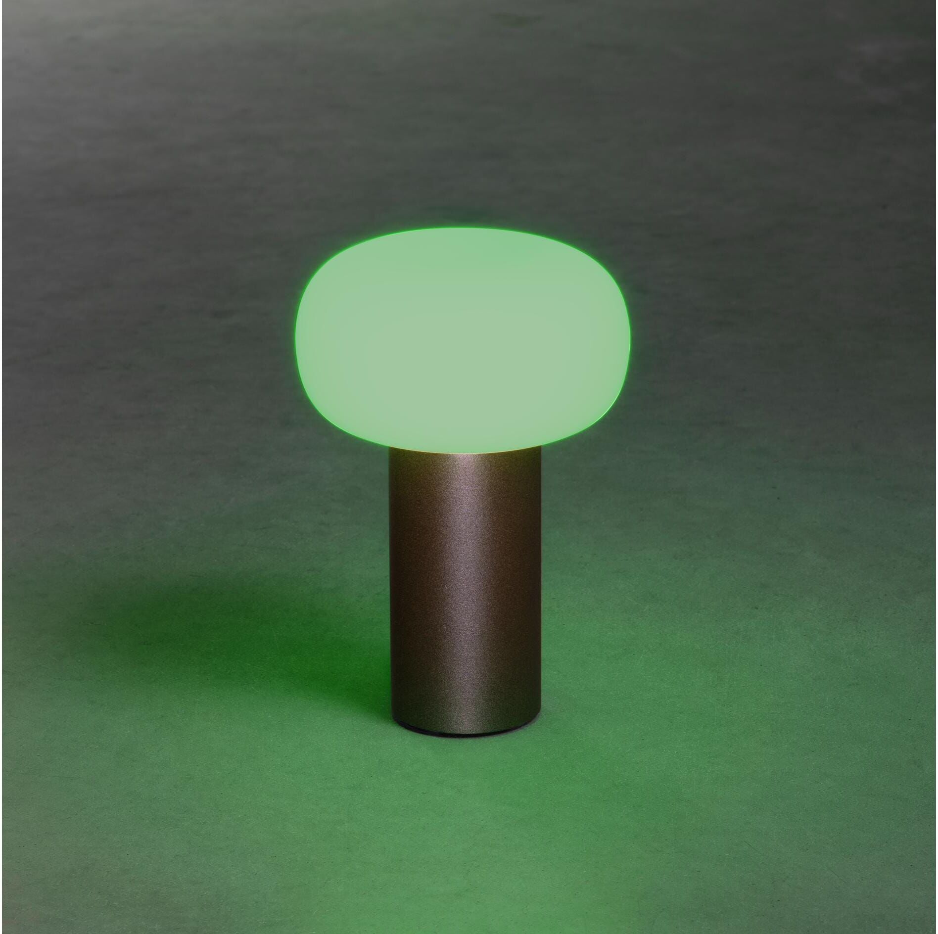 LED Tischleuchte KONSTSMIDE "Tischleuchte USB Antibes", braun, H:25cm Ø:17cm, Leuchten, LED Tischleuchte braun Ø 17cm H: 25cm