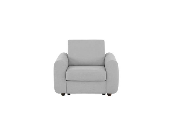 Fauteuil manchettes Kara NICARAGUA tissu enjoy gris