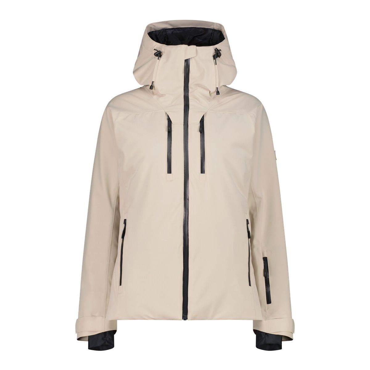 CMP Woman Ski Ski Jacket FIX Hood kaki (P220) 42 36W0676-P220-42