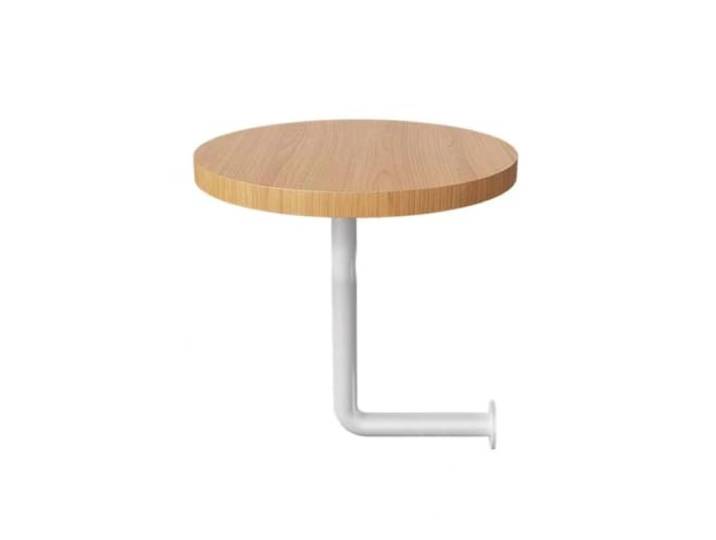 Wandtisch Rund E0 Platte Metallhalterung 2 Größen 35x40 40x40cm Runde Wandtisch für Café Bar und Restaurant(G,35cm/13.7in)